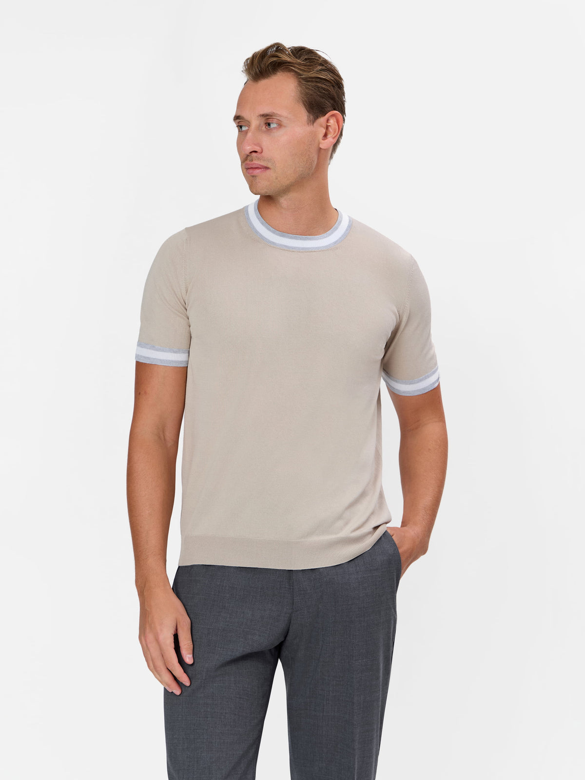 Ulderico S/S Contrast Tee