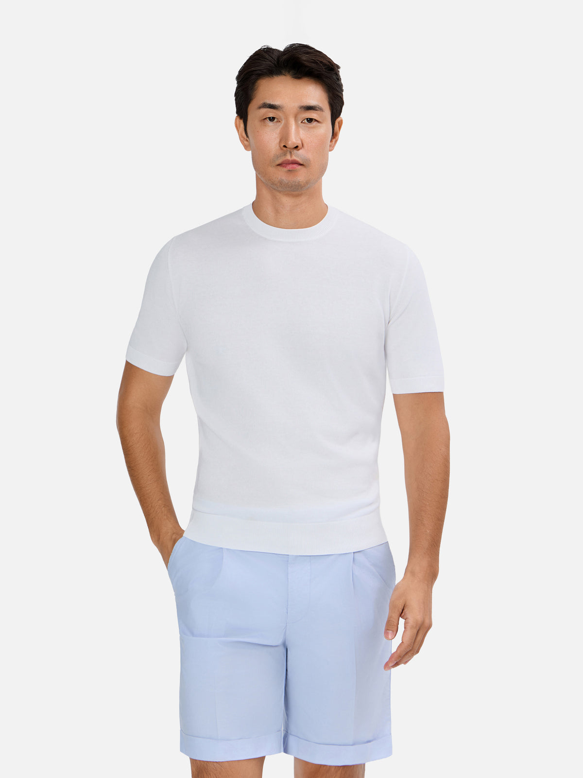 Fiorenzo Knitted Crew neck T-Shirt
