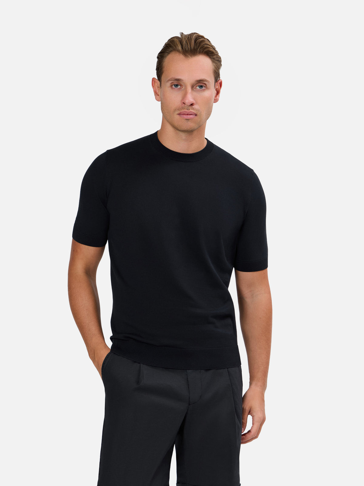 Fiorenzo Knitted Crew neck T-Shirt