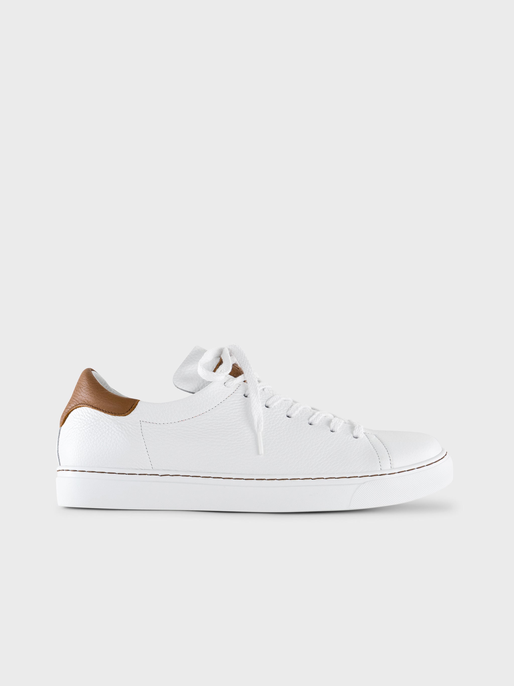 Ceferino Elk Leather Tennis Sneaker