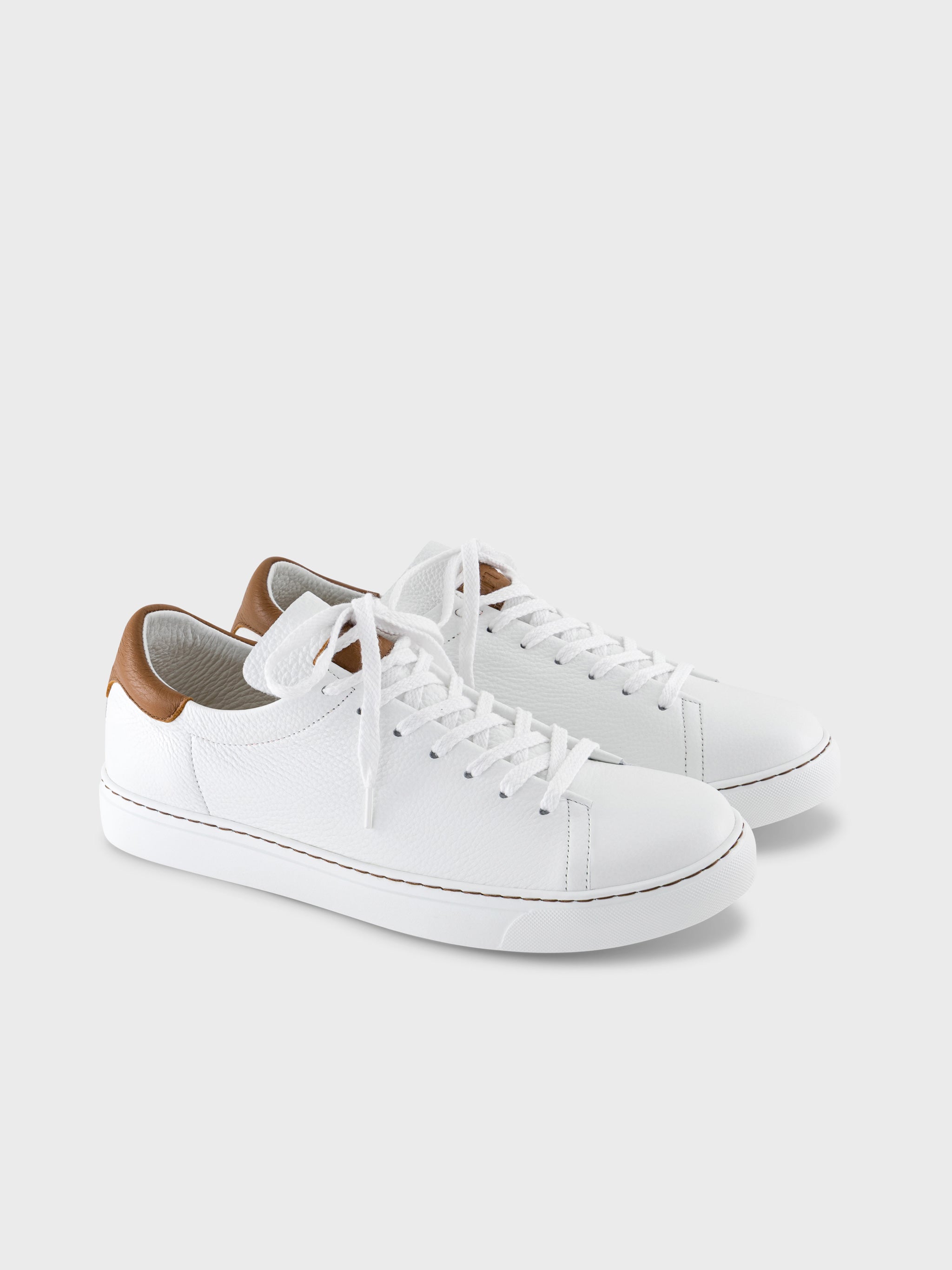 Ceferino Elk Leather Tennis Sneaker