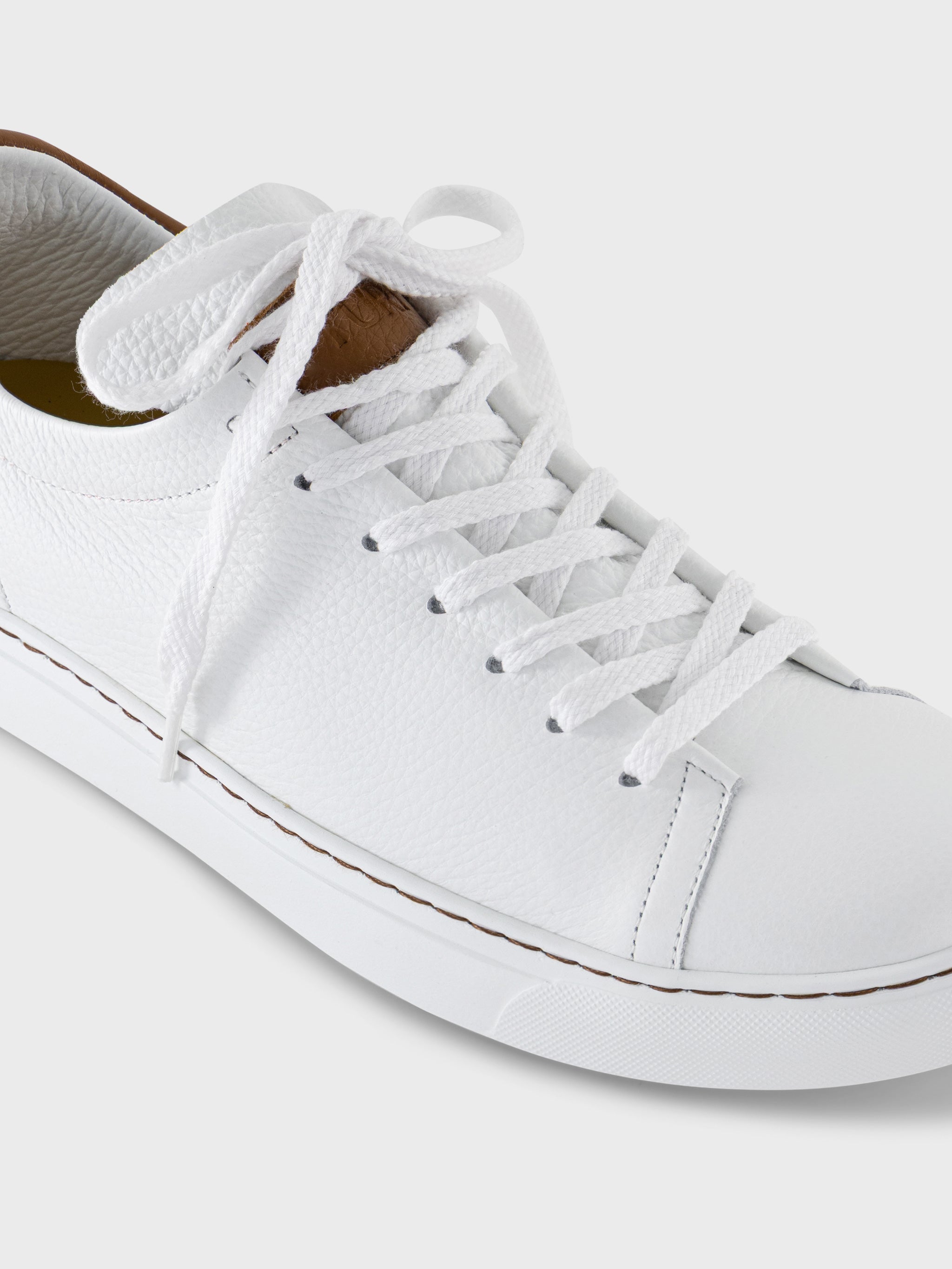 Ceferino Elk Leather Tennis Sneaker