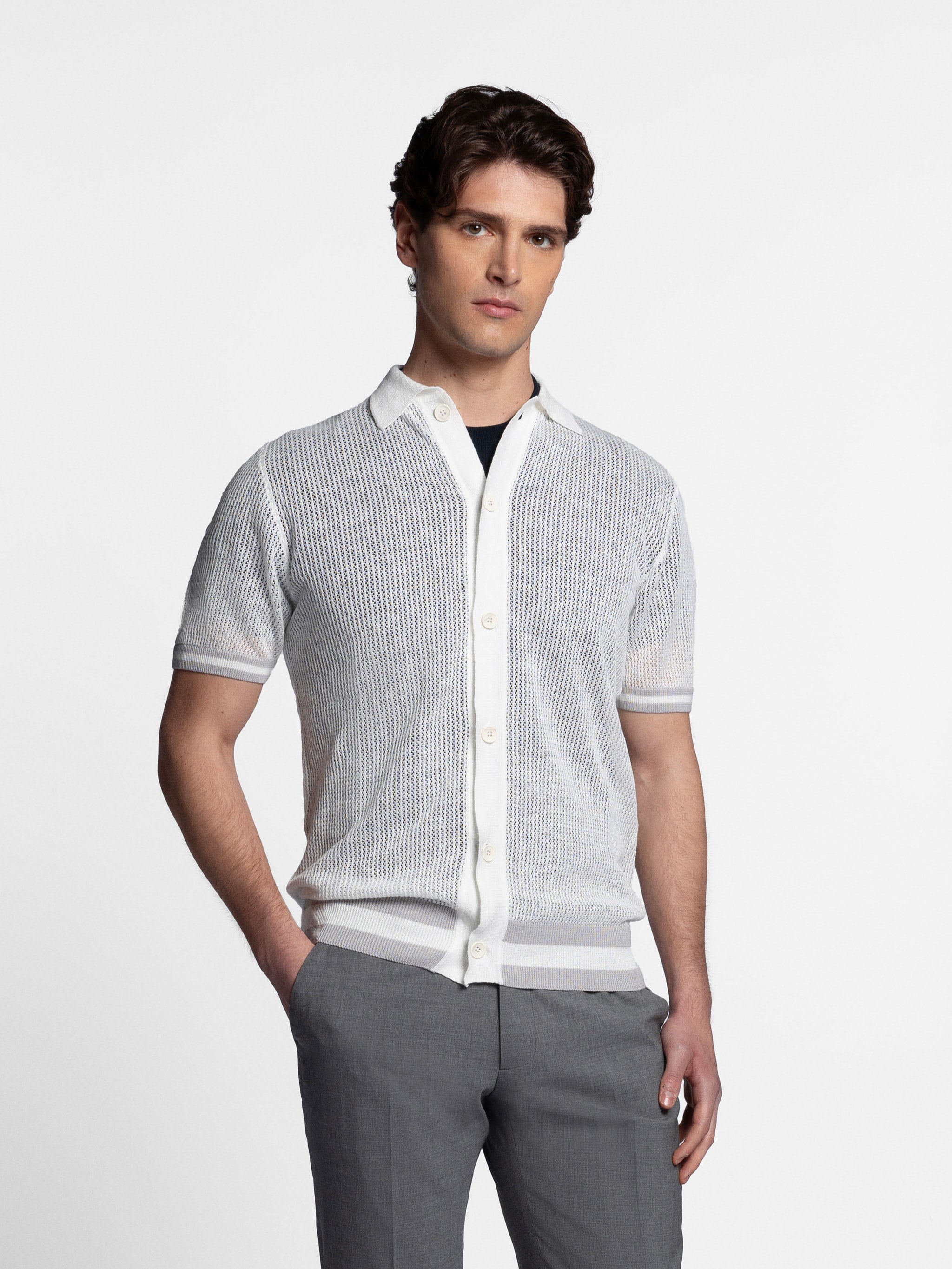 Gavirio Open Knitted Shirt