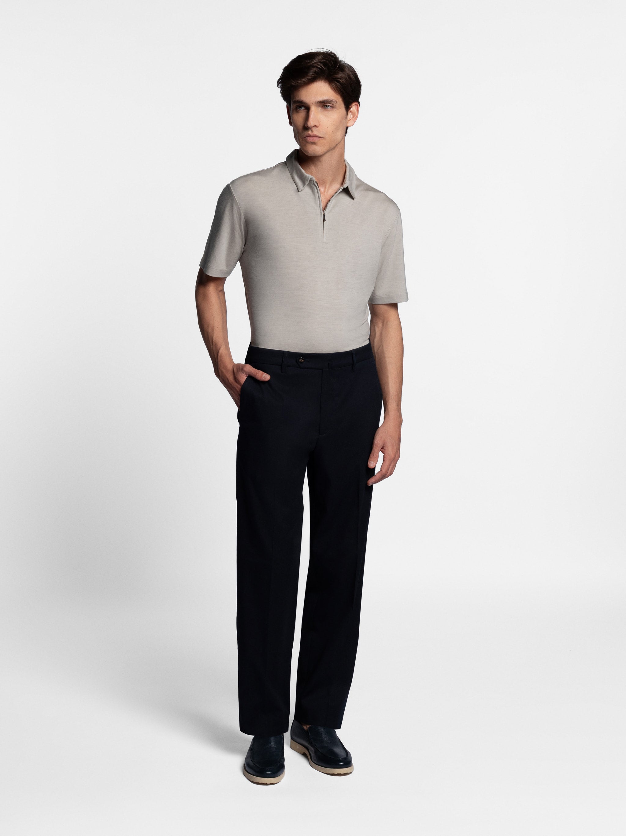 Veziano Zip Polo