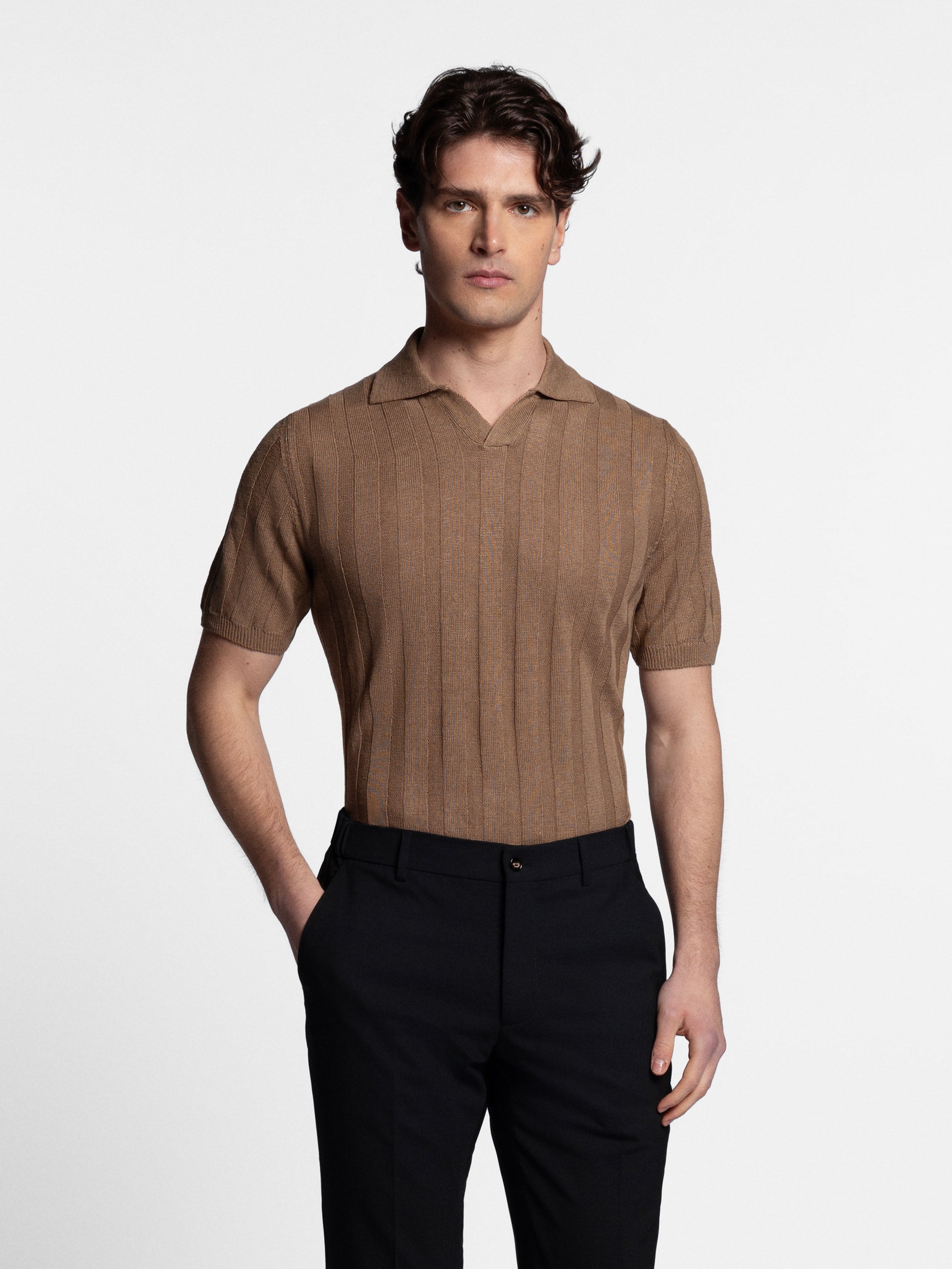 Altesio Linen Skipper Polo