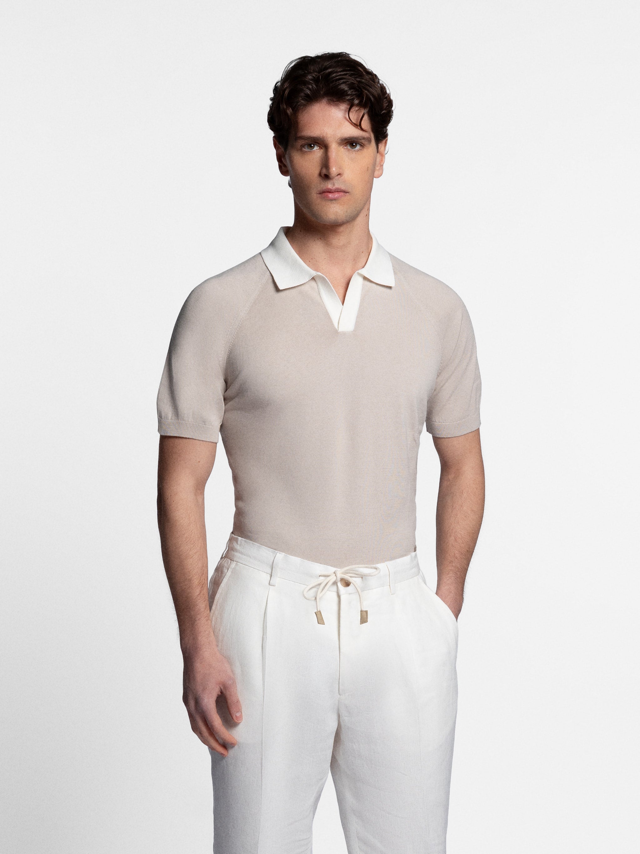 Elias Contrast Skipper Polo