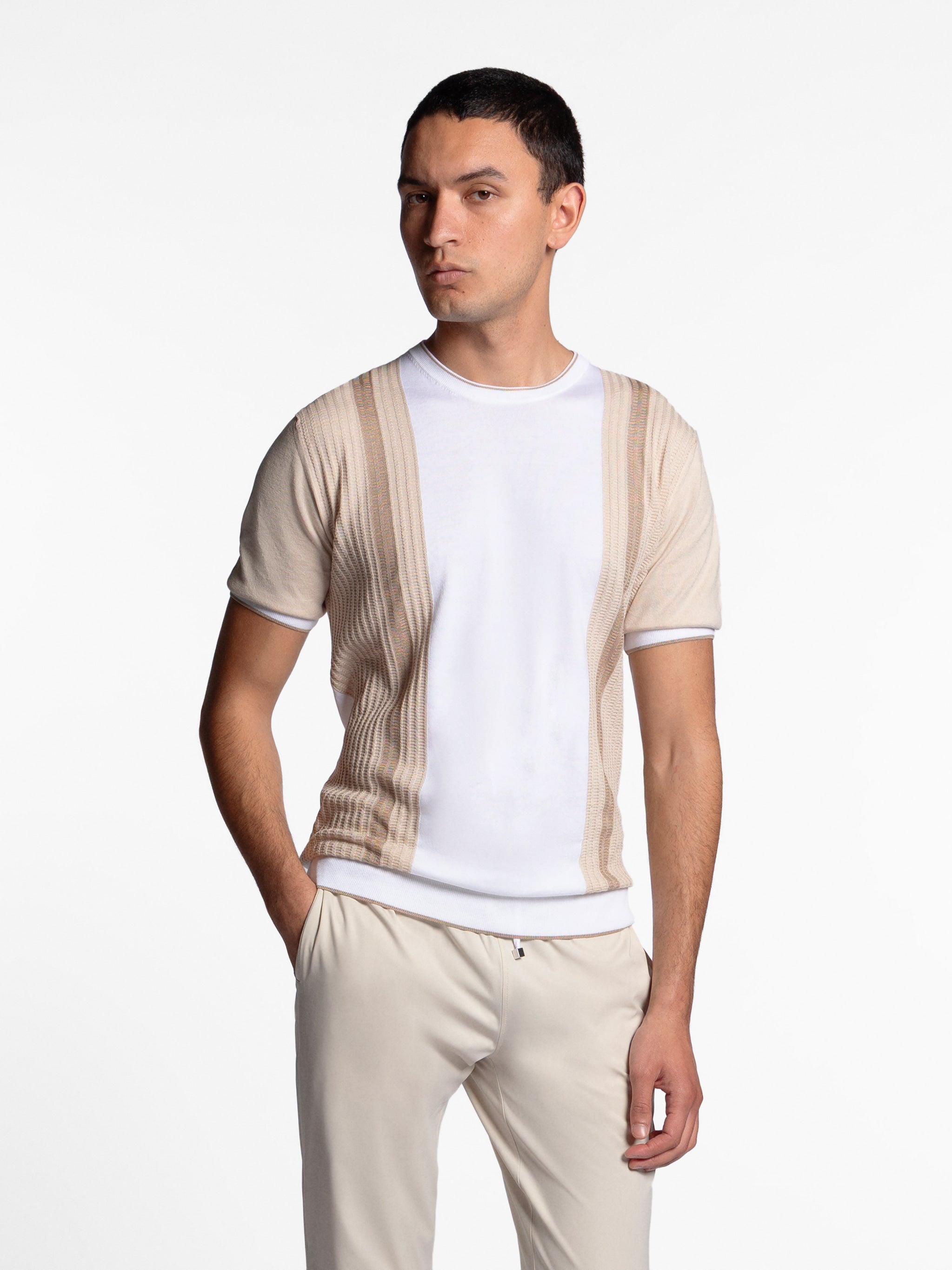 Albario Bicollar Crewneck