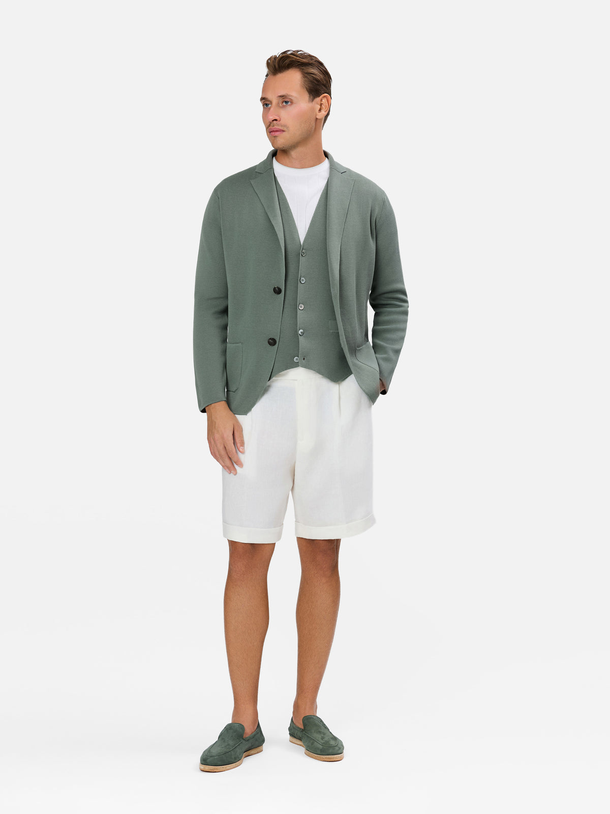 Ardito Hemless Knitted Gilet