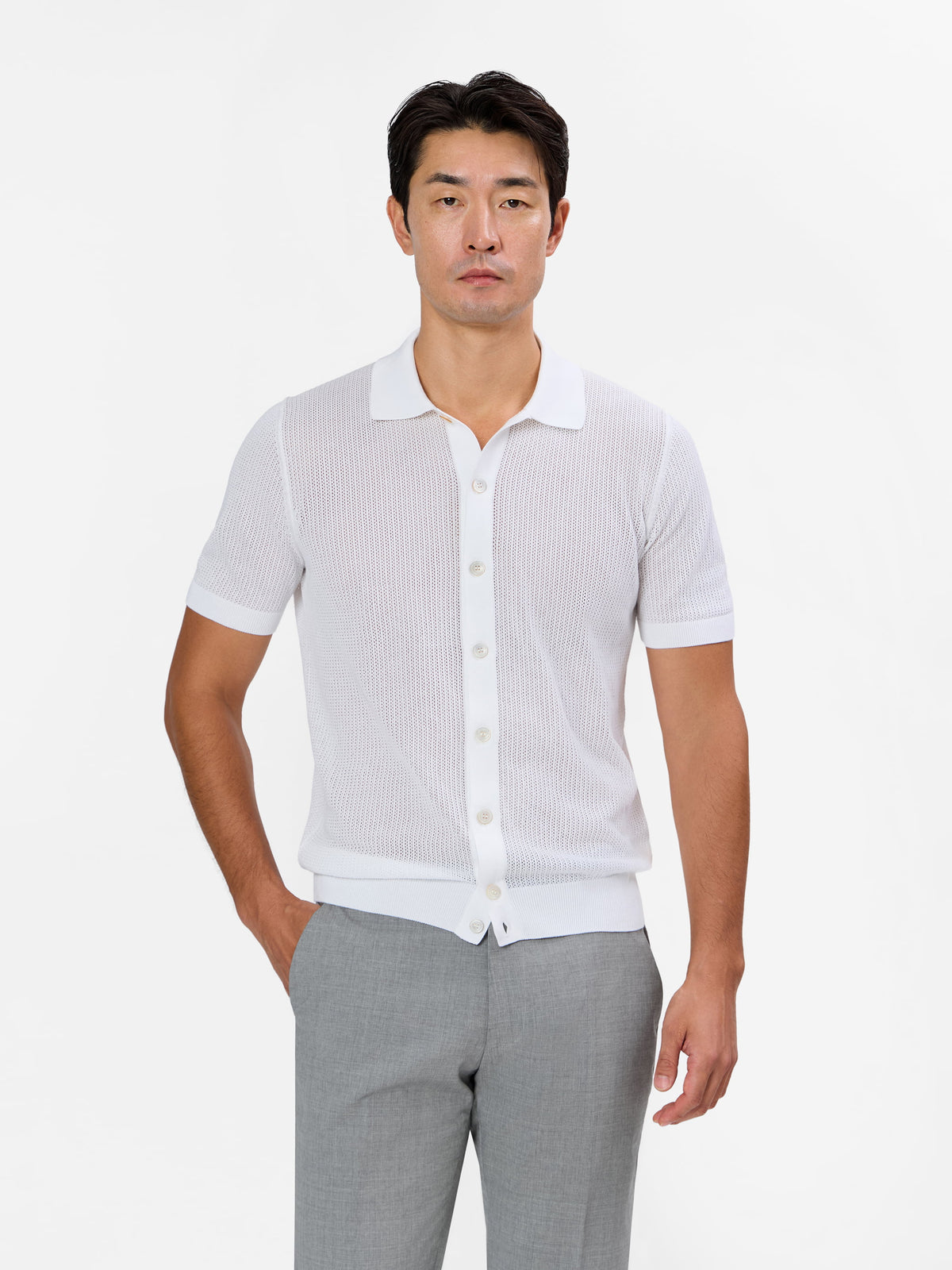Sebino Open Knit Shirt