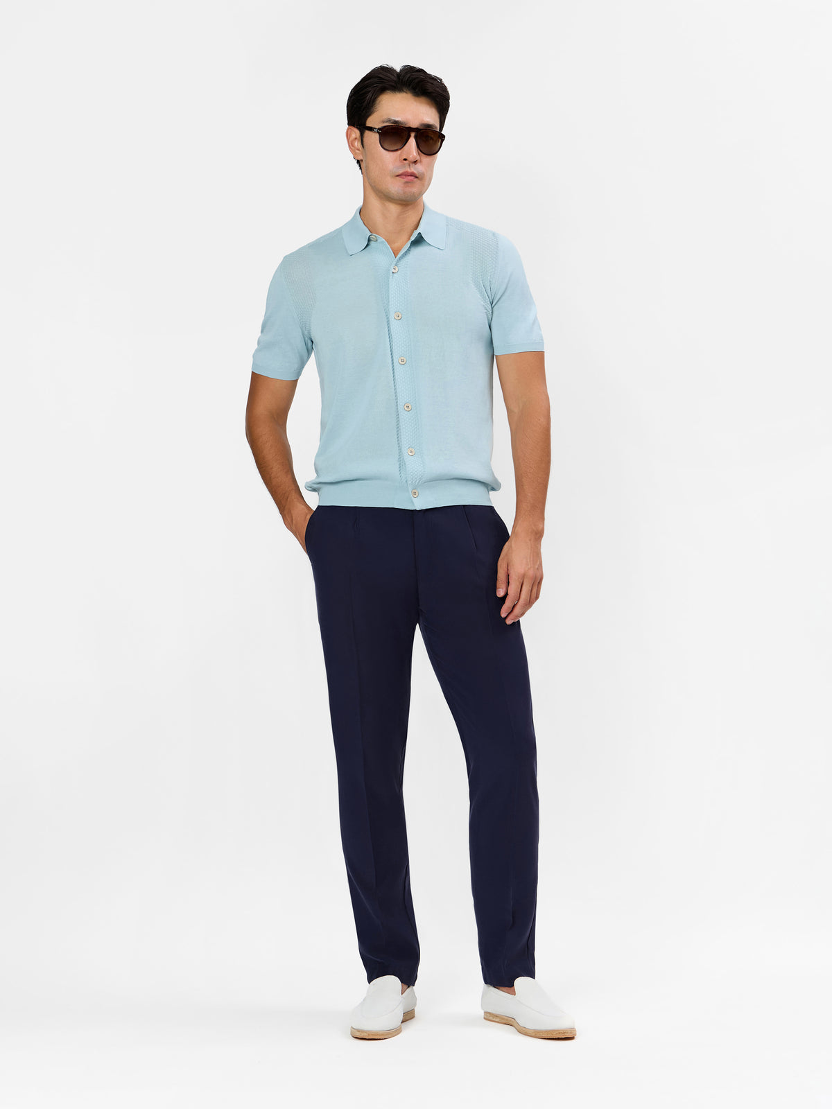 Corvino Structured Knit Shirt