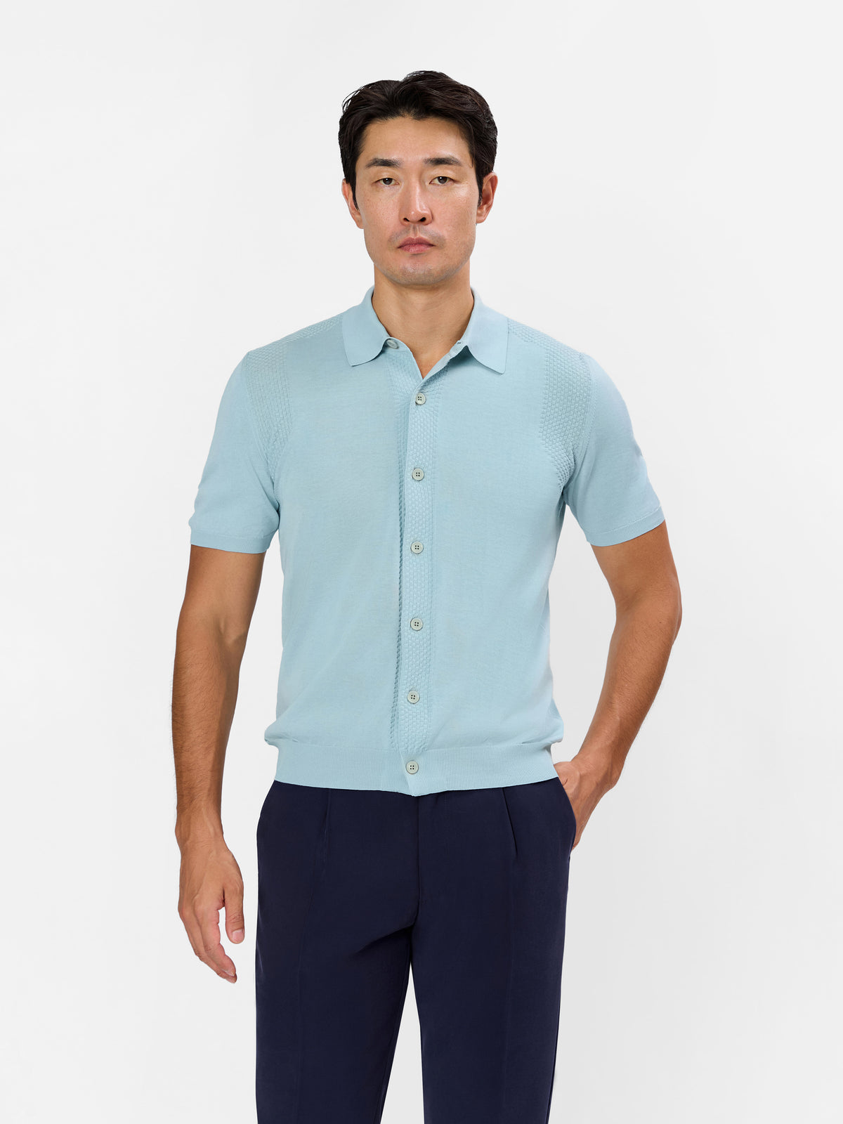 Corvino Structured Knit Shirt