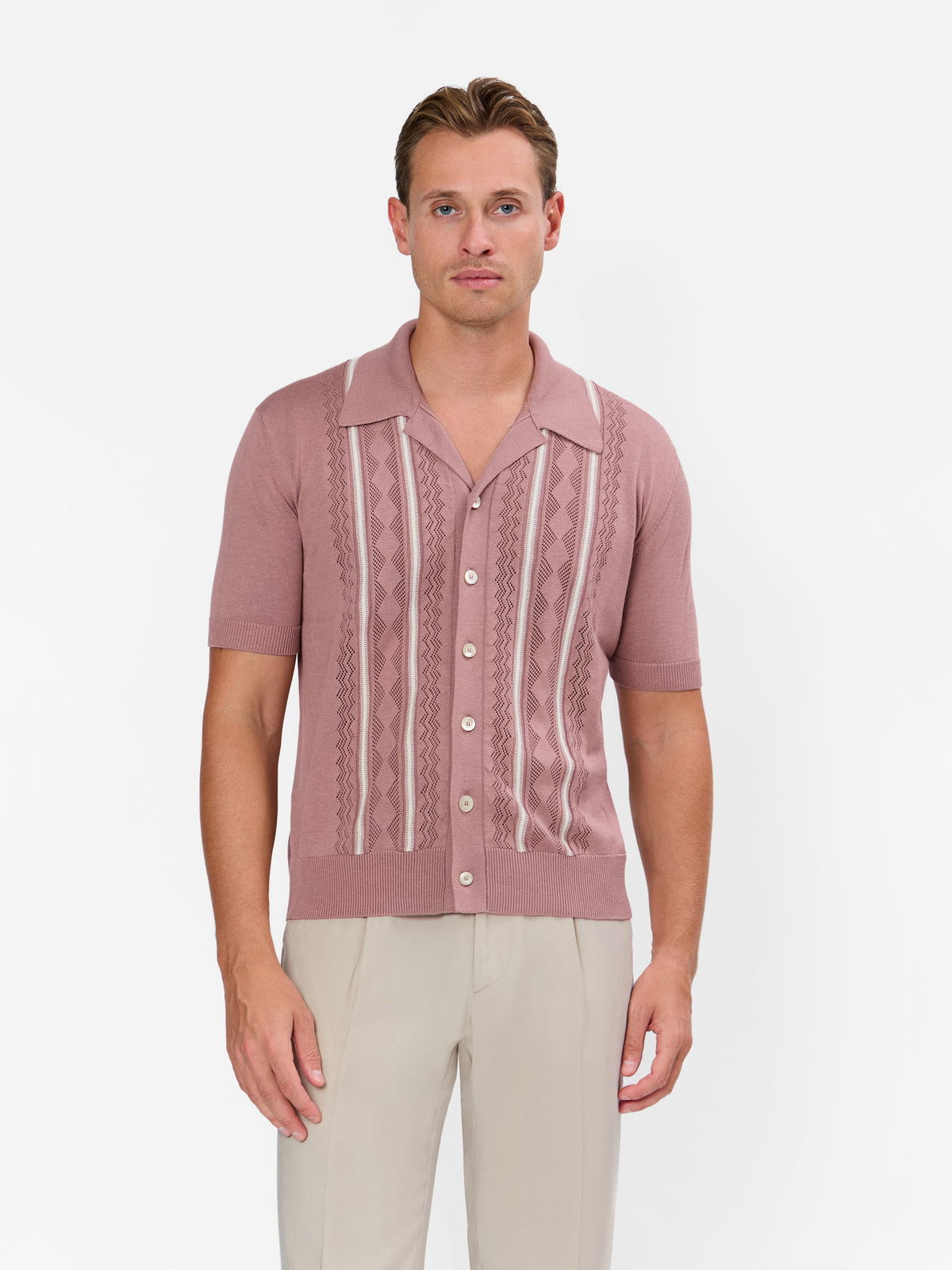Elvano Hawaii Knitted Shirt