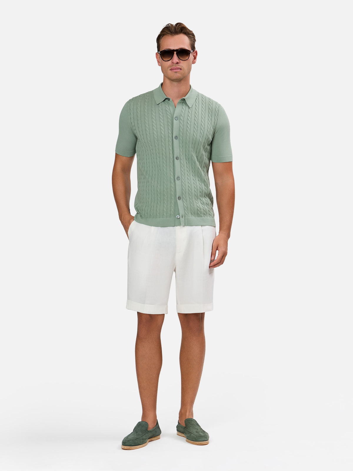 Norberto Cable Knit Shirt
