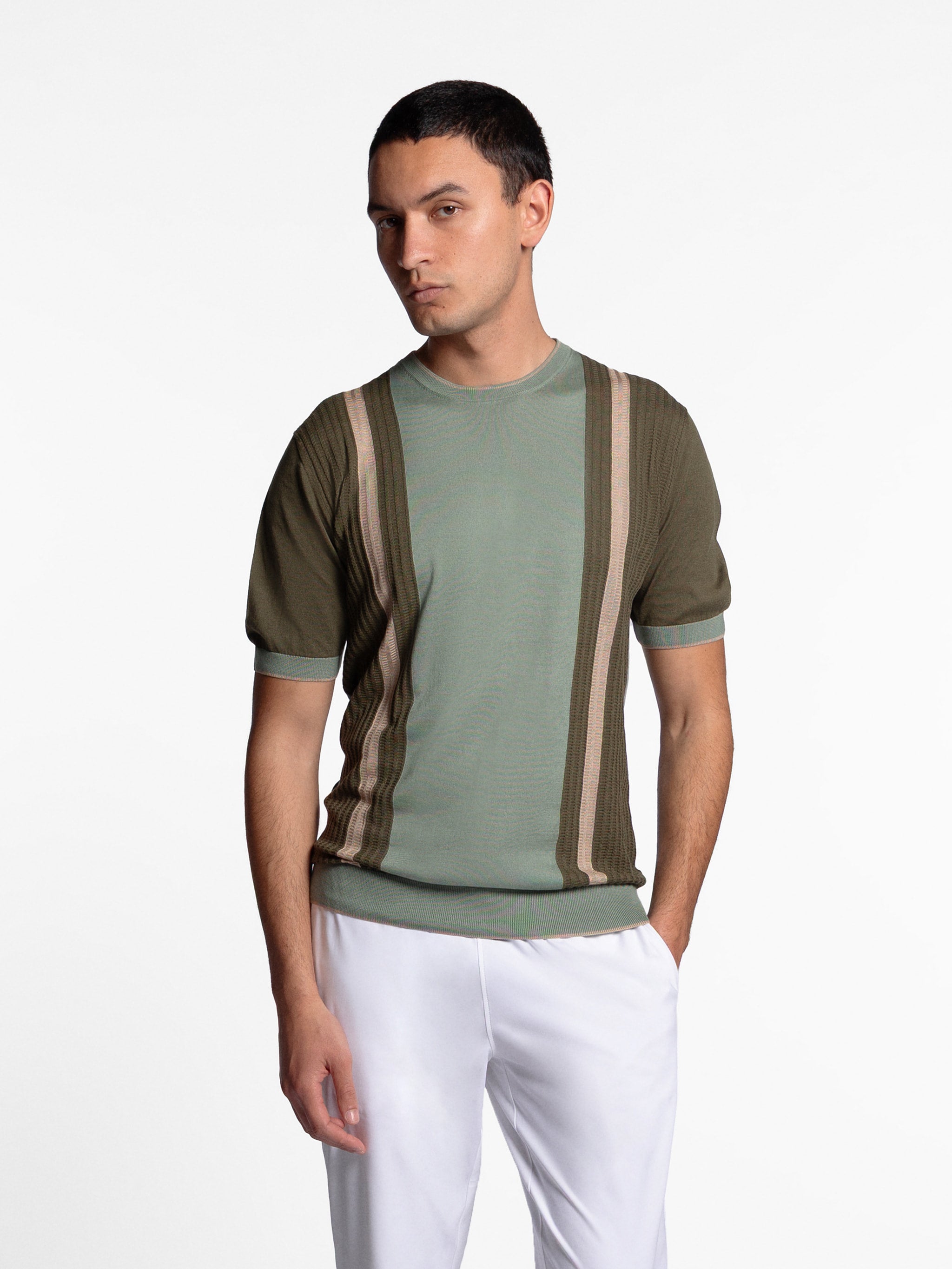 Albario Bicollar Crewneck