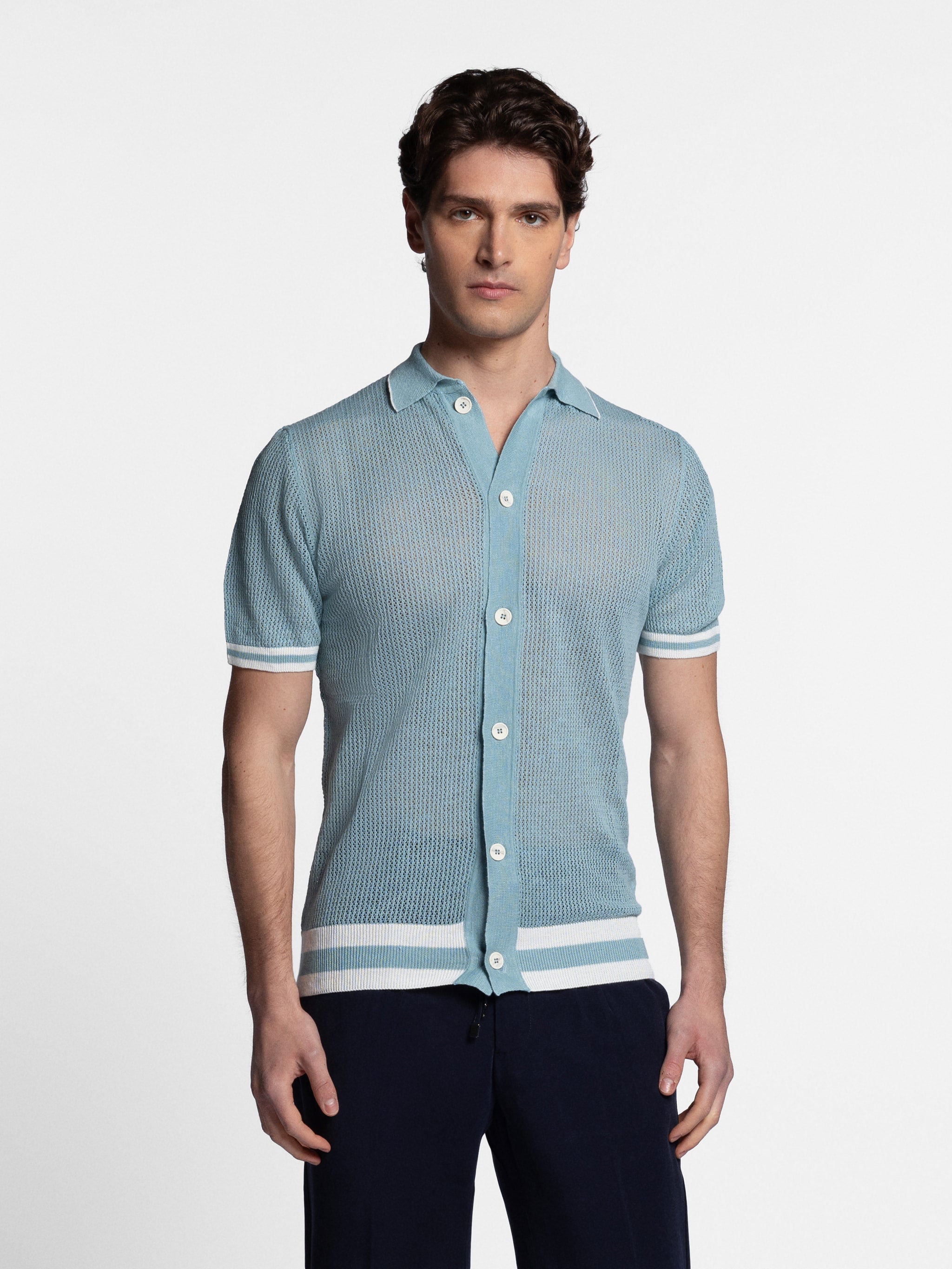 Gavirio Open Knitted Shirt