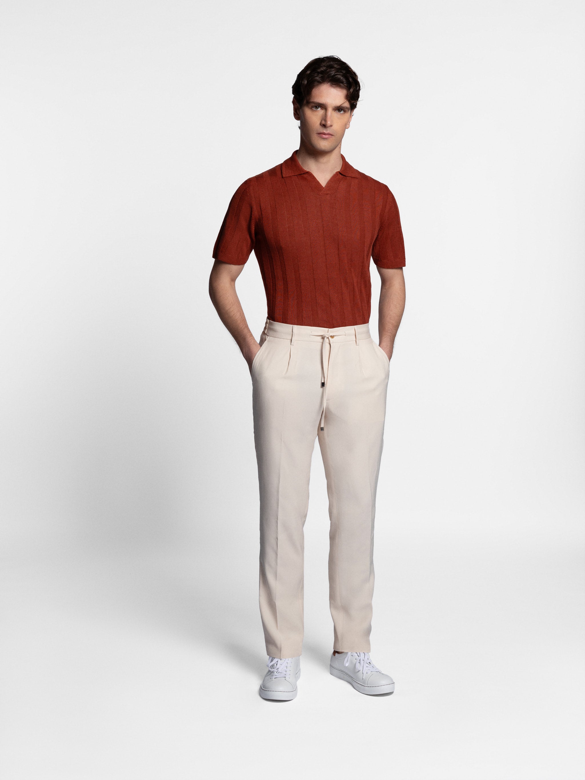 Altesio Linen Skipper Polo