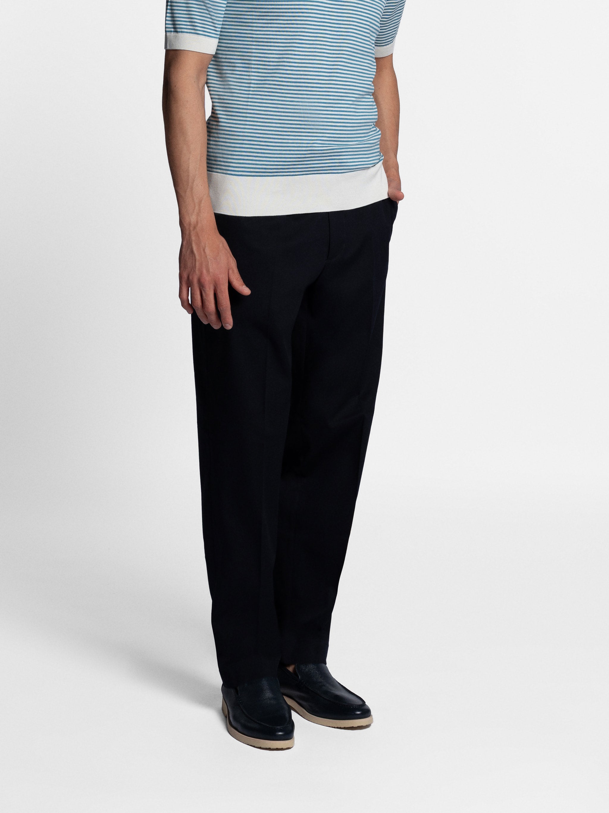 Ceviano S/SL Striped Polo