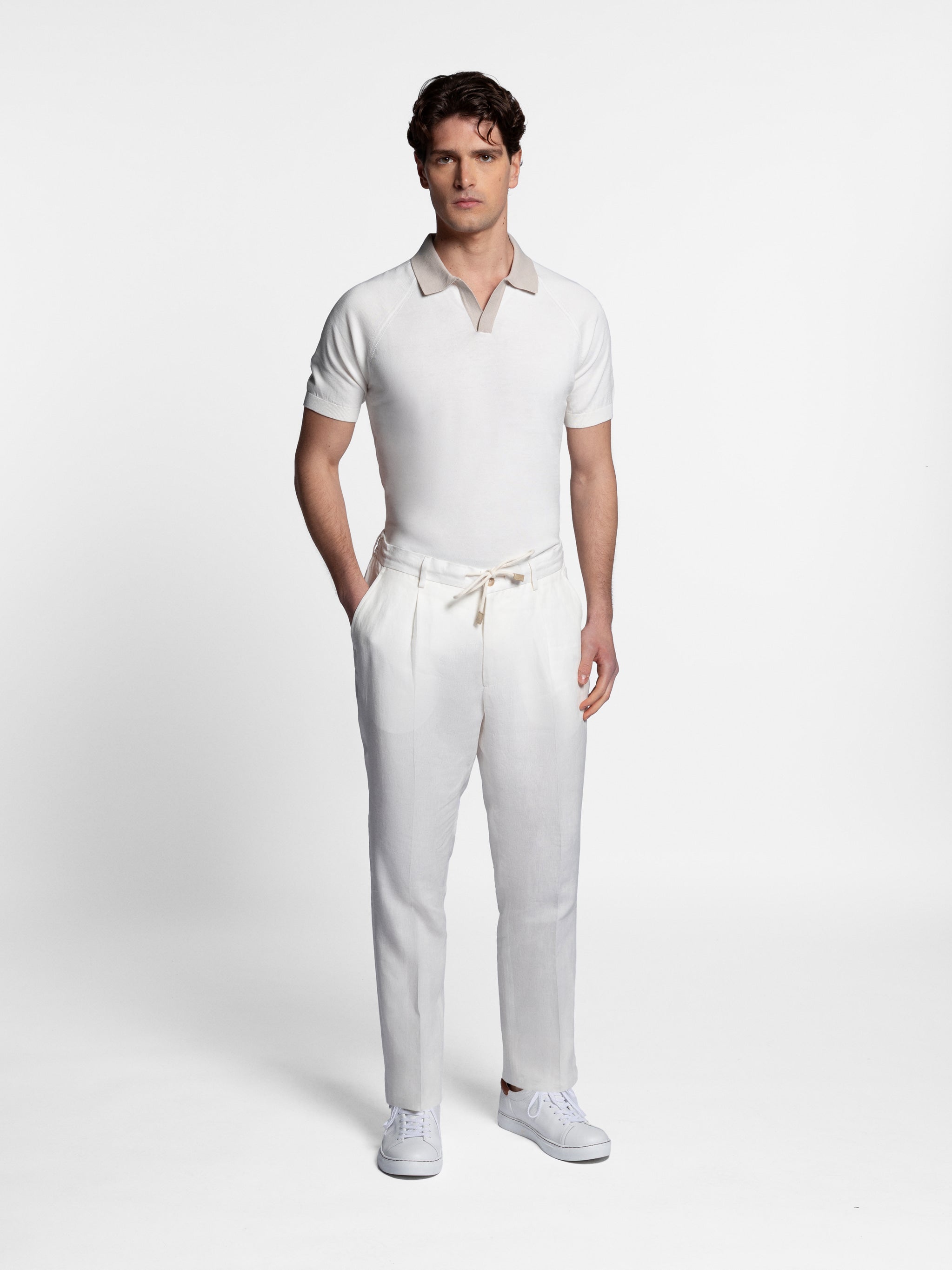 Elias Contrast Skipper Polo